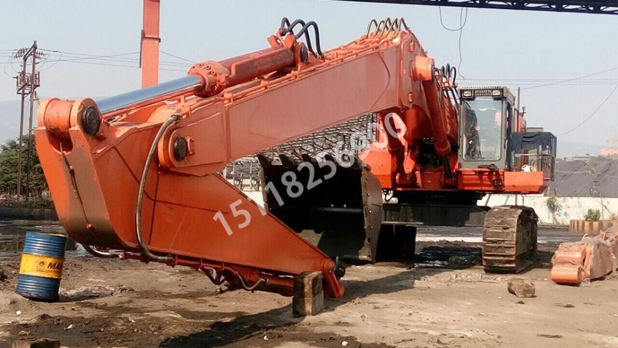 印度EX1200做28米挖掘机加长臂案例